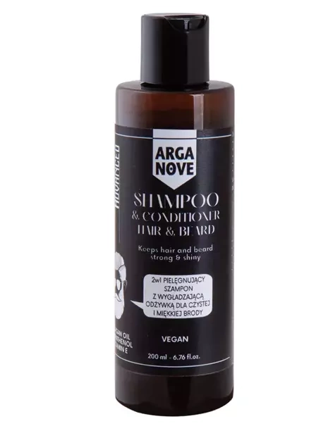 Szampon i odżywka 2w1 dla mężczyzn do brody i włosów 200 ml