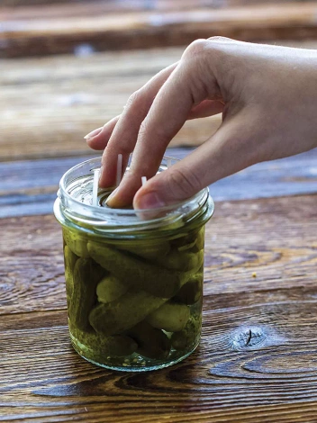 Docisk do przetworów, sitko