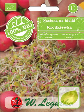 BIO Nasiona na kiełki - Rzodkiewka