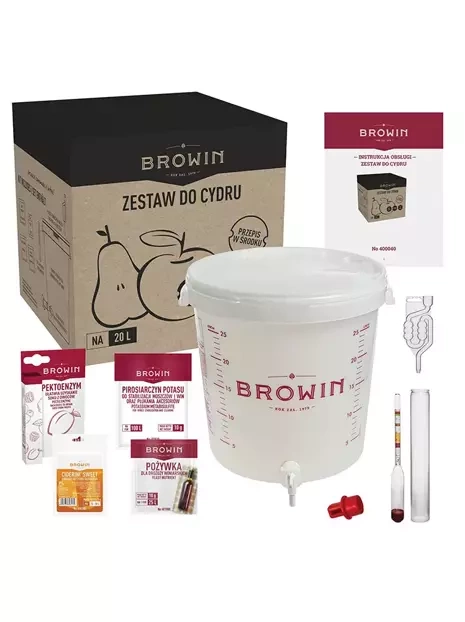 Zestaw do produkcji cydru 20L