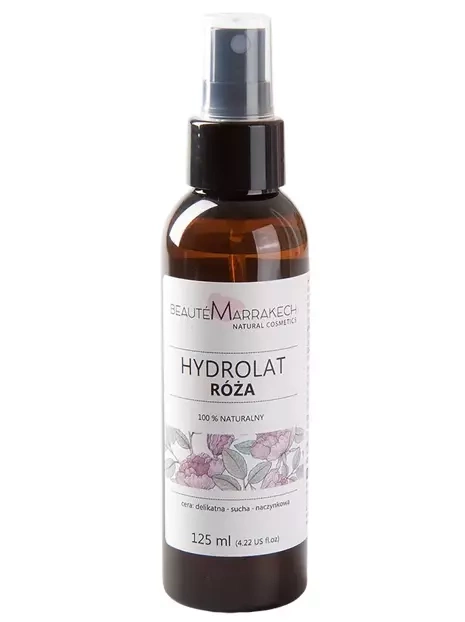Naturalny Hydrolat z Płatków Róży Damasceńskiej 125 ml