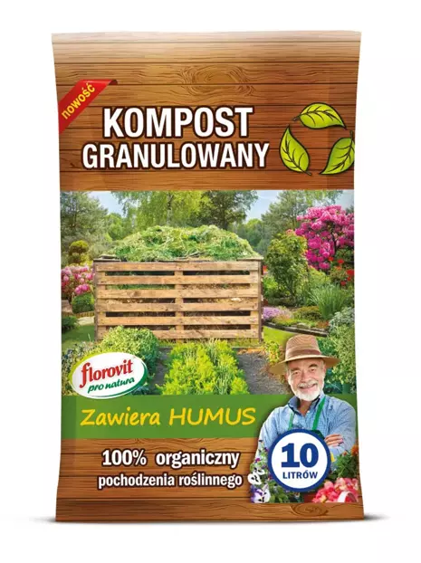 Florovit Pro Natura Kompost Granulowany 10L